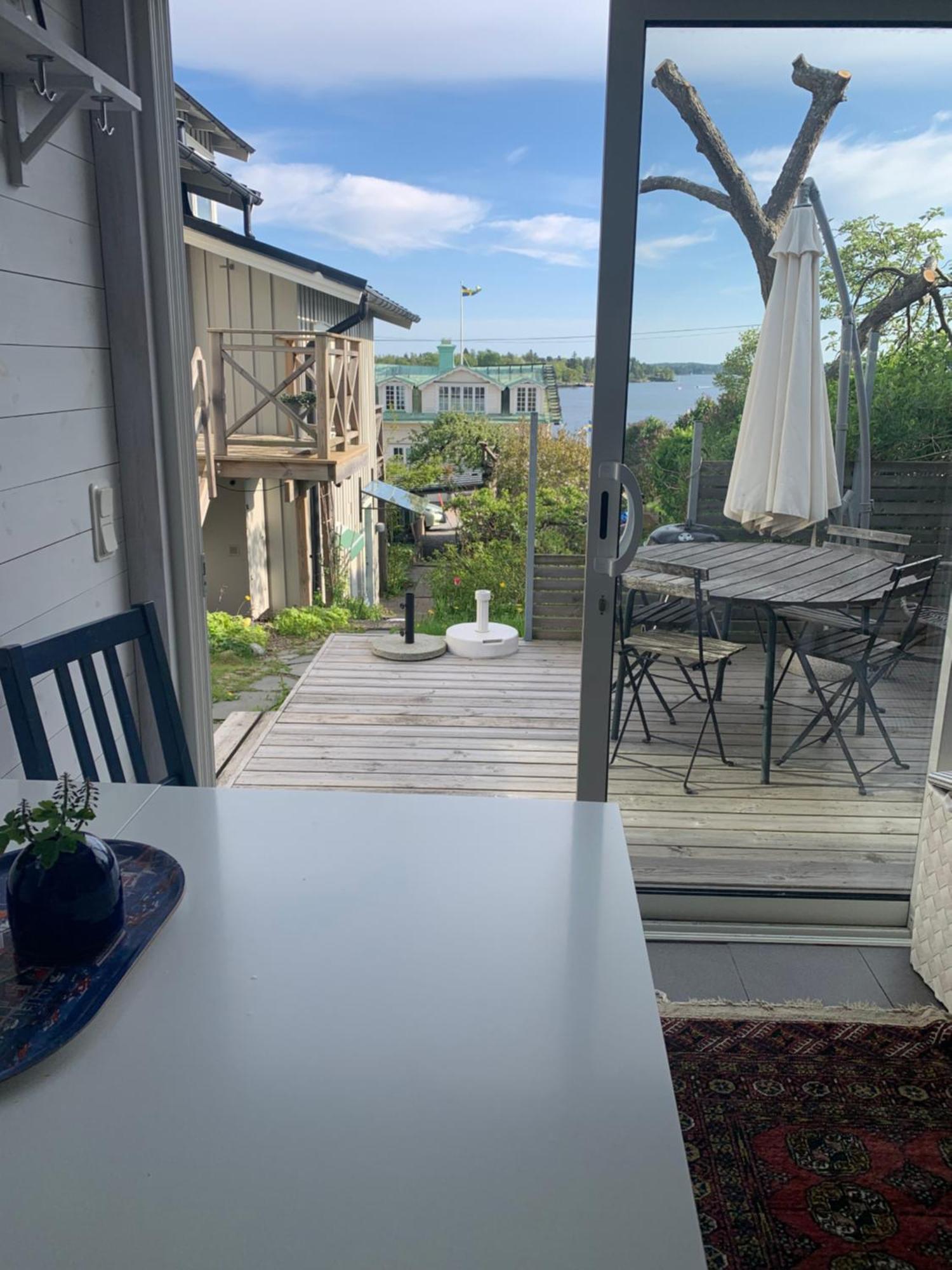 Sommarvilan Vaxholm Buitenkant foto